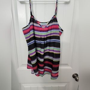 Maurice's Womens Striped Tank Top, Size XL